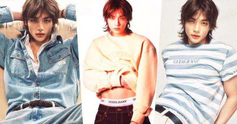 一早就被帥醒！GUESS真的找SKZ鉉辰拍廣告！「低腰＋內褲頭外露」太性感、STAY們又幸福了！