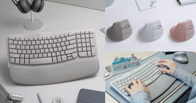 Logitech推出超美「迷霧灰」滑鼠、鍵盤！聯手療癒「熊超人」，整套用上班也有好心情！