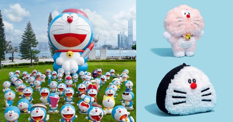 「哆啦A夢展」東京限定4款周邊太欠買！櫻花哆啦A夢還有淡淡香味、「三角飯糰」哆啦玩偶萌翻必買！