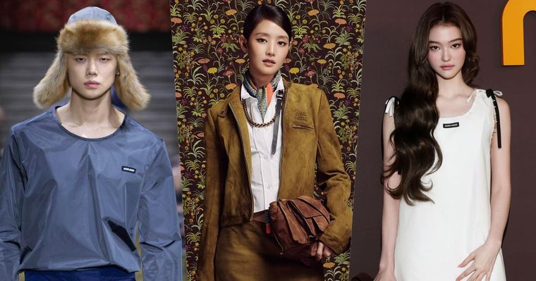 MIU MIU大秀TXT然竣直接登台走秀！「小貓走台步」又穩又帥！Minnie、Ella雙女神都來了！