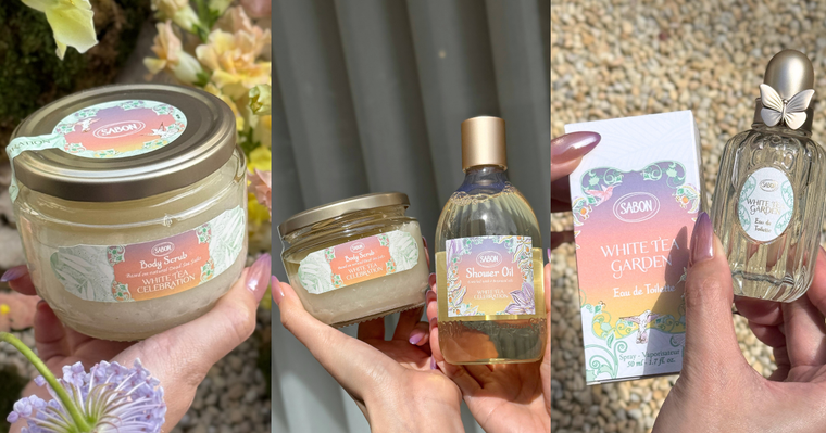 白茶控先尖叫！SABON春光限定版推出「晨曦白茶香水＋檸香臉部磨砂膏」香氣像被春日茶園包圍、太療癒！