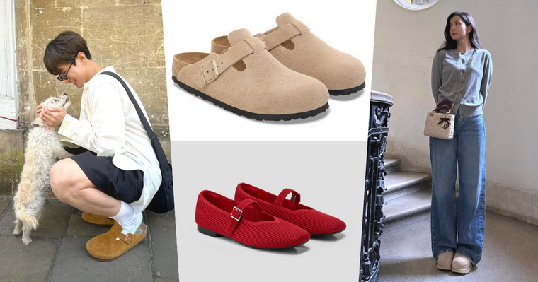 韓星都在穿！2026最夯五雙「明星私服愛鞋」公開！VIVAIA芭蕾鞋爆紅、勃肯鞋殺回鞋圈！