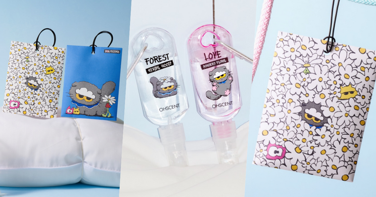 可愛到想整套帶走！韓國療癒香氛聯名ZO&FRIENDS，GD愛貓變身香氛掛包、織品噴霧，隨身掛在包包散發療癒質感香氣！