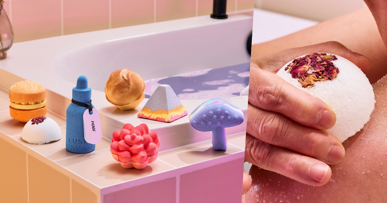 在家就能享受LUSH水療體驗！SPA級療癒汽泡彈、固體磨砂、沐浴果凍...，送禮必選限定禮盒、保證送進心坎裡！