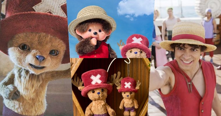 LISA最愛的蒙奇奇和《航海王》聯名了！超可愛「草帽魯夫蒙奇奇、真人版喬巴吊飾」日妞都狂搶！