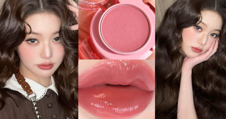 張員瑛時裝週「烤吐司妝」爆紅！焦糖奶茶腮紅＋果凍光澤唇太溫柔，AMUSE同款彩妝清單公開！