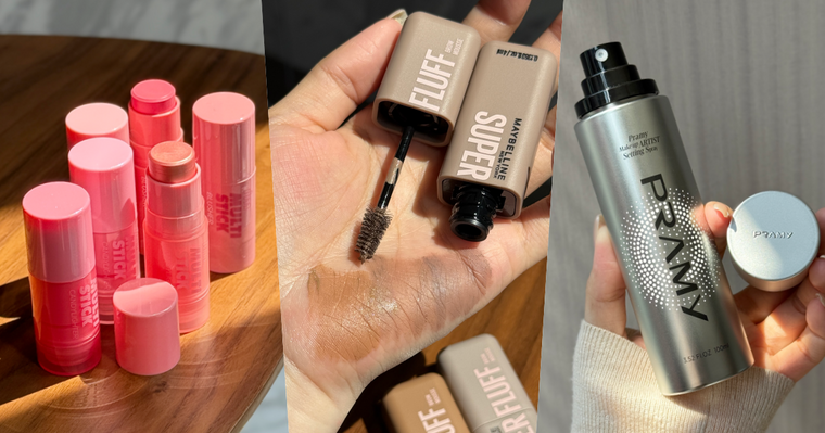 2026開架彩妝新品速報！I’M MEME寶寶腮紅膏、柏瑞美定妝噴霧，日本賣翻媚比琳「澎澎染眉膏」台灣開賣！