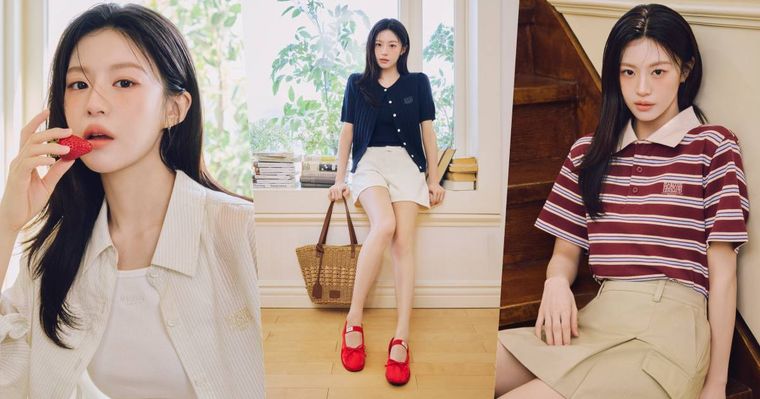 M+FG超愛高允貞！新廣告化身「夏季女神」AI級美貌再現！針織上衣、小紅鞋想照單全收！