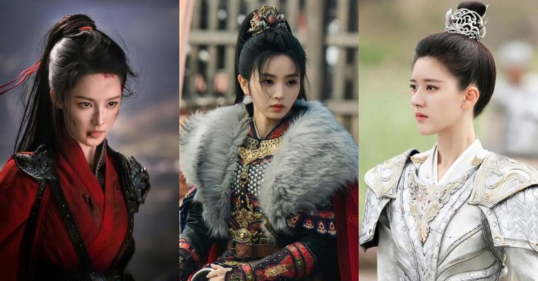 盤點8位陸劇女演員女將軍造型！李沁又颯又美，田曦薇、趙露思甜妹反差感！