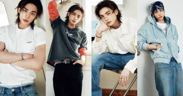 STAY們擴充圖庫！SKZ鉉辰最新「GUESS痞帥照」曝光！金絲眼鏡＋精壯臂肌太犯規、跪求官方推專屬雜誌！