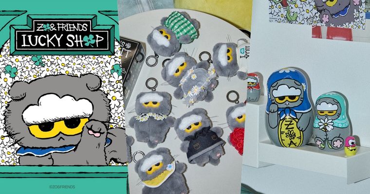 GD愛貓ZO&FRIENDS台灣最新快閃店來了！「ZOA變裝盲盒吊飾、招財貓公仔」最新必買周邊一次看！
