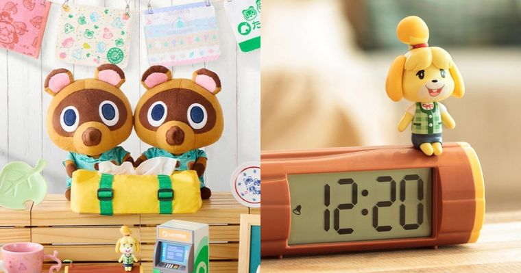 動森島民們必買！最新《動物森友會》一番賞「豆狸&粒狸面紙套、西施惠電子鬧鐘」全都太想要！