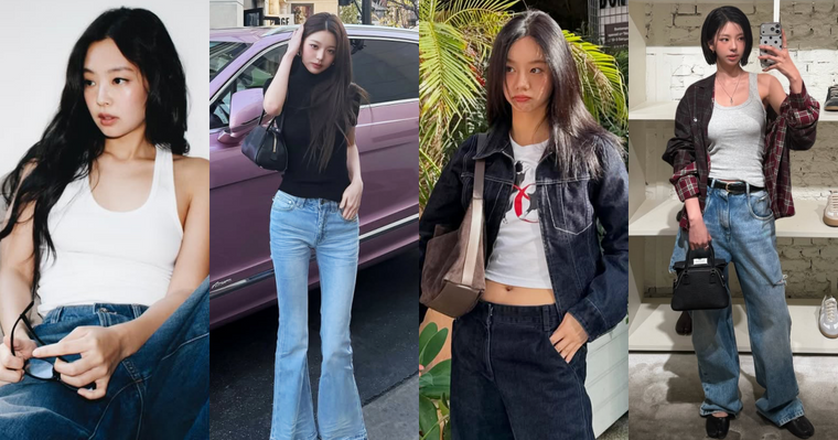 拿出筆記照抄！韓妞「夏天牛仔褲」寶藏穿法！緊身款回歸時尚圈、整身丹寧是今年關鍵字？！