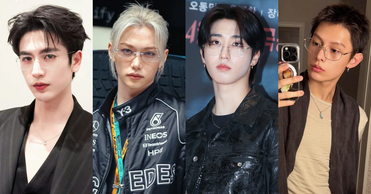 請悍在臉上！2026更新版「眼鏡男神」清單來了！SKZ雙人組殺瘋、張凌赫禁慾感太要命！