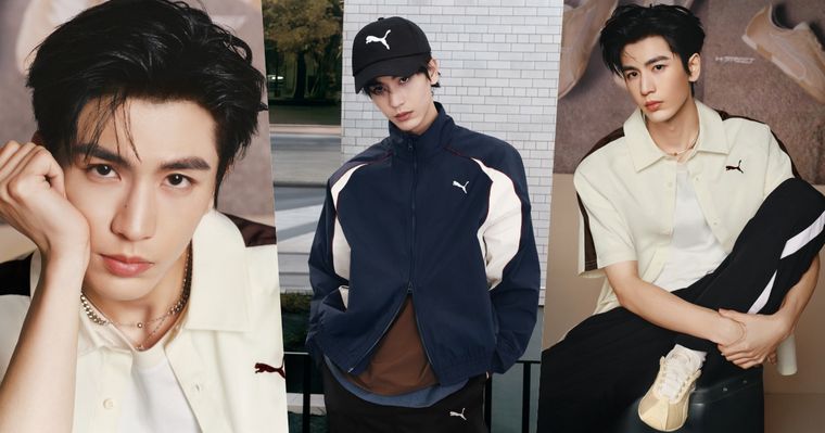 核桃瘋掉！張凌赫PUMA新廣告又帥出巔峰！痞帥感「校園男友風」以為在拍新劇～同款球鞋、襯衫台灣有賣！