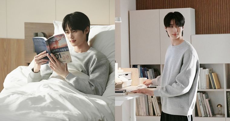 想跟邊邊躺在一起！邊佑錫代言iloom家居最新廣告帥翻天、「升降書桌」同款愛用必買亮點一次看！