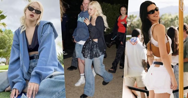 Levi’s根本Coachella最大贏家？Rosé狂穿「Boot寬鬆靴型牛仔褲」跑整場！這件買了不會後悔！