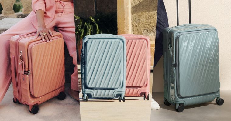 想訂機票出國了！美型又耐摔TUMI新行李箱「地中海新色」前開式行李箱一出就被問爆！