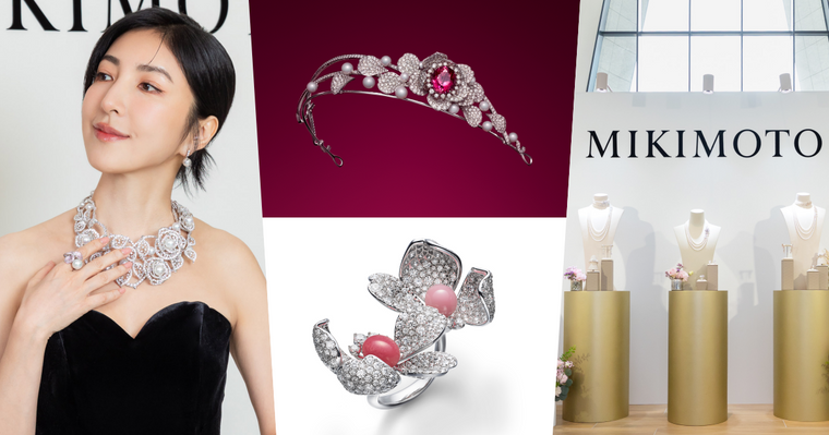 看漂亮的東西最療癒！MIKIMOTO全新珠寶展登場！楊謹華配戴101克拉「珍珠鑽石項鍊」、真的美瘋了！