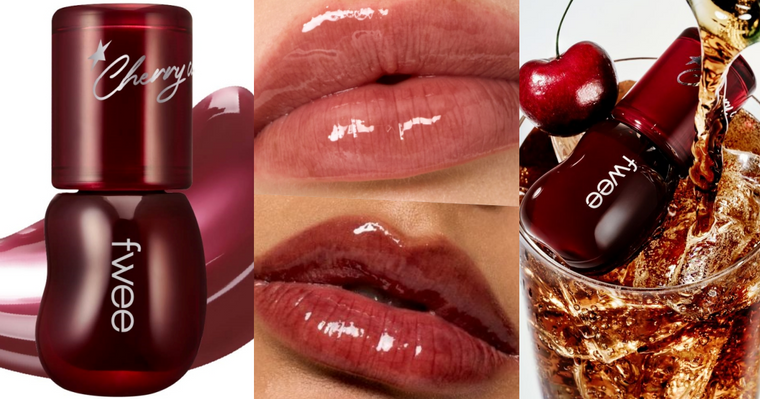 fwee美國限定「可樂唇釉」登台！冷調深棕×櫻桃紅限定色，一擦唇紋消失＋豐翹嘟嘟唇、台灣5/1開賣！
