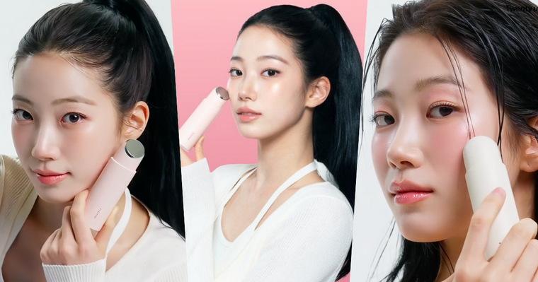 韓女醫美後、日常保養都必用！THOME官宣Kazuha新代言，專為20世代設計「好膚質」美容儀，痘痘肌、妝前都能用！