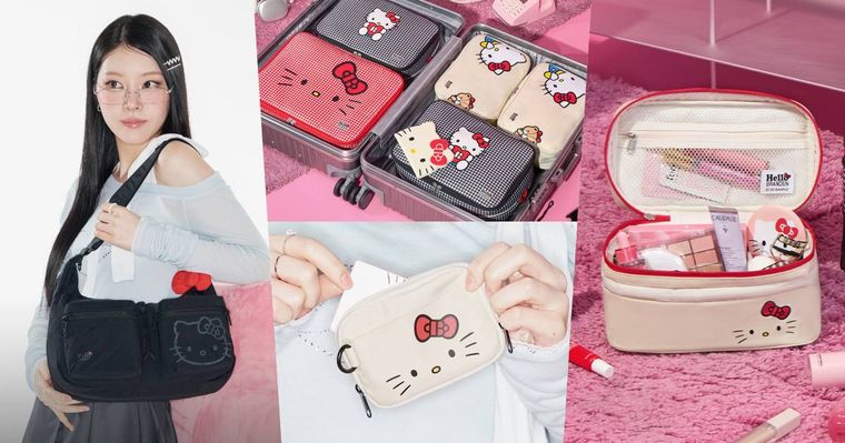 根本收納界天菜！韓牌再度聯名Hello Kitty！「後背包、化妝包」全都超能裝、女孩們無法冷靜！