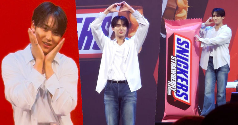 克拉幸福到尖叫！SVT大狗狗「MINGYU」為SNICKERS降臨高雄！本人真的又高又帥、撒嬌五連拍全場暴動！
