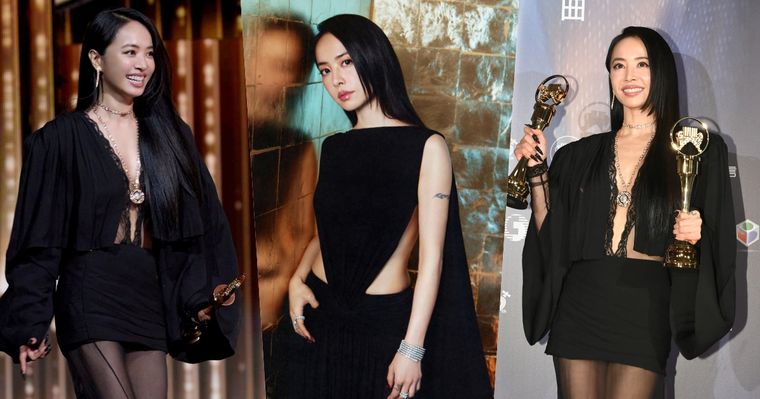 Mommy金曲獎女王高清照來了！蔡依林睽違19年再拿歌后、兩套「性感黑色戰袍」藏滿心機！