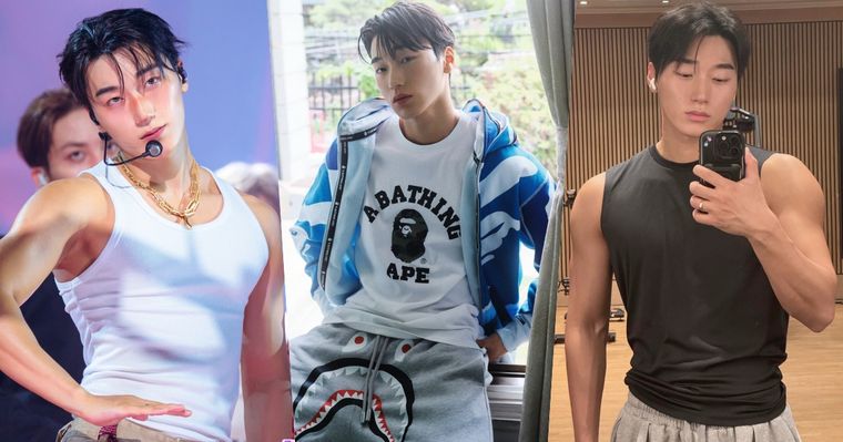 這男人穿什麼都性感！ATEEZ崔傘拍攝BAPE形象「連帽外套半開」超犯規、同款白T也想擁有！