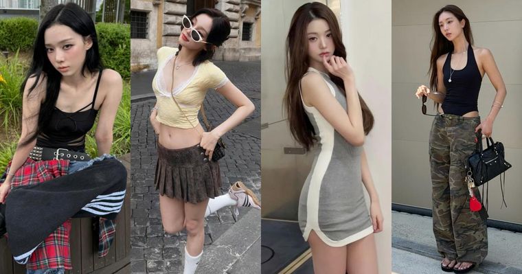 夏天「甜美辣妹」怎麼穿？6個穿搭公式一次學會！加副眼鏡辣感加倍、照著穿就超有韓妞感！