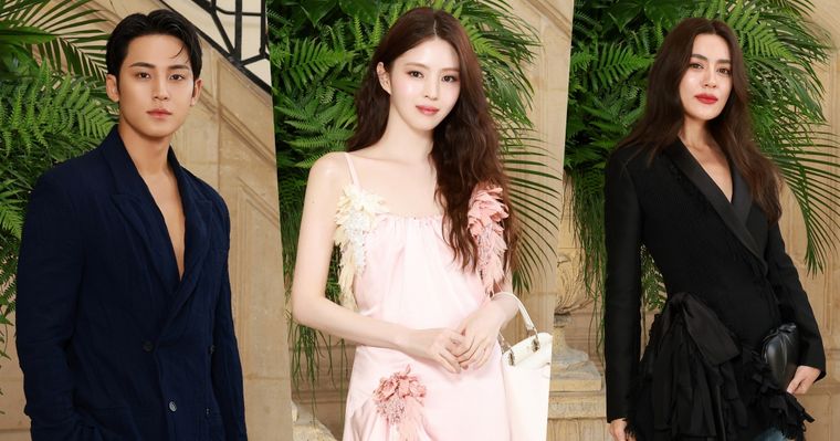 SEVENTEEN玟奎、韓韶禧同框看Dior高訂大秀！花卉鞋、金屬蝴蝶結高跟鞋，每件都是藝術品！