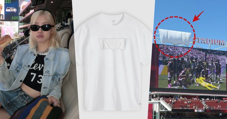 世足球場Levi's招牌被蓋住反而更紅！沒贊助卻成為大贏家、還推出「被遮住的Logo上衣」真的太會！
