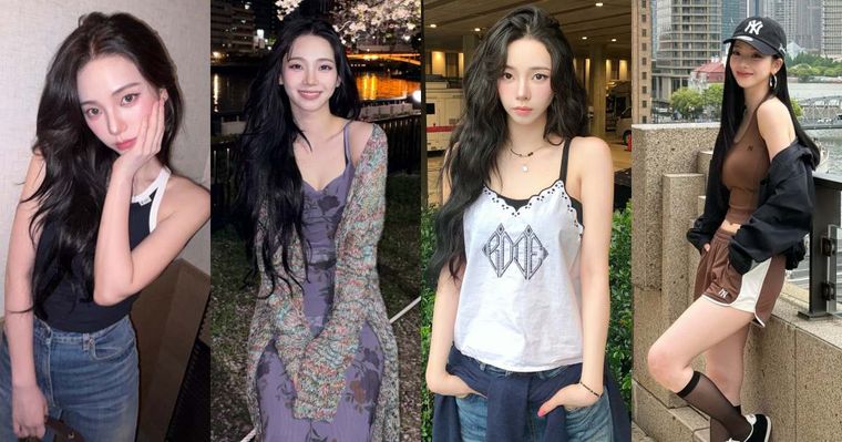 Karina身材掀討論！被說「有肉感」反而更美、健康蜜大腿狂圈粉！私服好身材穿搭學起來！