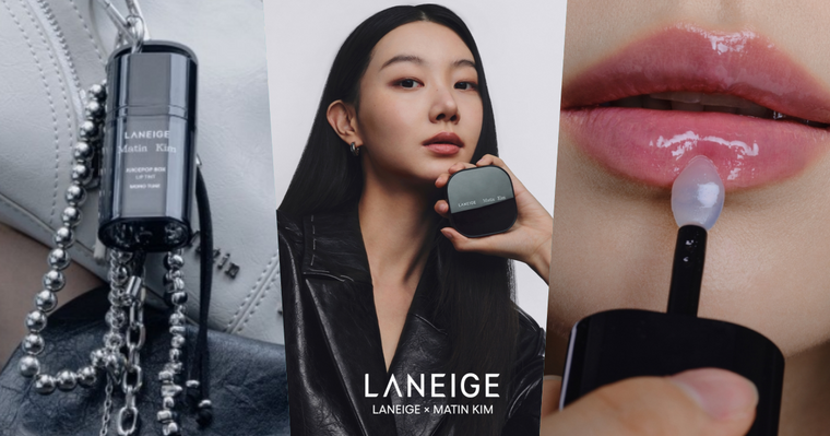 LANEIGE × Matin Kim極限黑聯名太帥！5大明星商品全部「黑化」，買氣墊直接送Matin Kim肩背包！