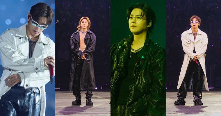 BTS世巡又穿超狂訂製服！芝加哥站換上Diesel舞台戰袍！Jimin、泰亨「透視內搭」腹肌大放送！