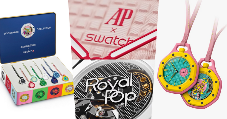 終於公開真面目！AP聯名Swatch「Royal Pop」聯名登場！皇家橡樹變懷錶、還能掛包包太潮！