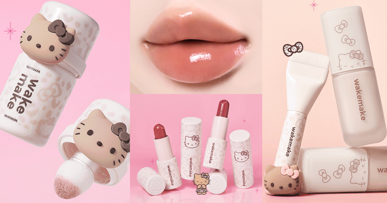WAKEMAKE又來搶錢！二度攜手三麗鷗打造「Hello Kitty平成辣妹」聯名，曬黑Kitty＋豹紋，開賣秒搶空！