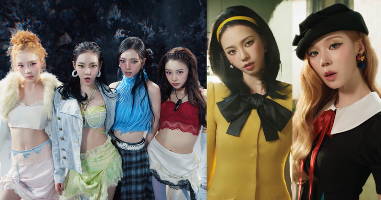 MY們快看！aespa〈LEMONADE〉回歸狂換四套造型！復古女伶、黑金特工...美貌全面升級！