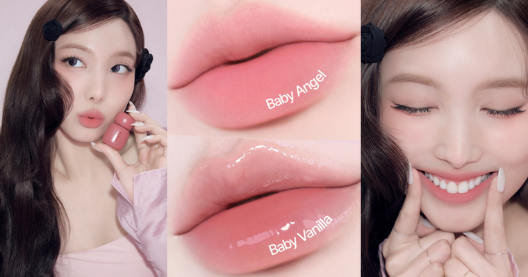 娜璉天使同款嫩唇來了！fwee Baby Rose奶霜玫瑰6色台灣開賣，買一送一、娜璉小卡同步送！