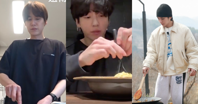 不只唱跳還會煮！盤點6位廚藝受認證的KPOP男偶像，BTS柾國烹飪秀破600萬觀看，SKZ Felix根本烘焙大師！