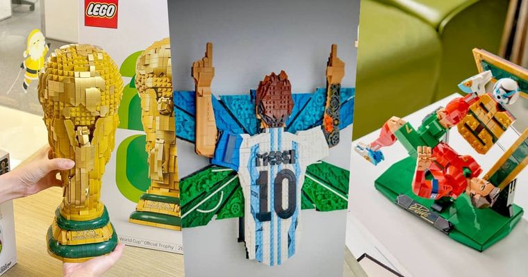 2026世足賽聯名LEGO台灣也買得到！超精緻「梅西背影、踢球C羅、FIFA官方獎盃」全都要收藏！