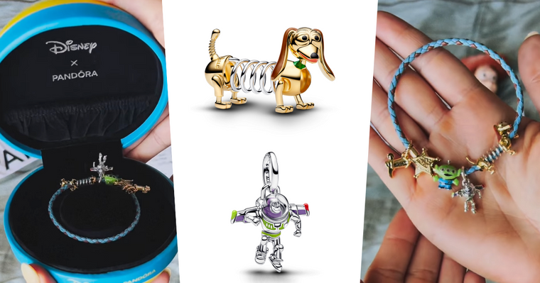 童年回憶來襲！Pandora《玩具總動員》聯名曝光！「彈簧狗、三眼怪」串飾爆可愛、限定珠寶盒外面買不到！