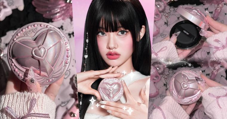日本少女圈暴動！CipiCipi限量「變身器氣墊」，立體愛心＋翅膀粉色外殼夢幻指數破表，拿在手上秒變魔法少女！