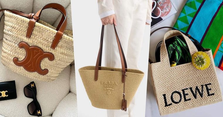把夏天背在身上！2026八款「精品草編包」推薦！LOEWE、PRADA根本度假拍照神搭檔！