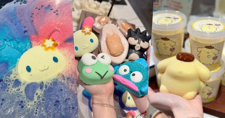 全網敲碗「LUSH＆三麗鷗聯名」第二彈來了！布丁狗沐浴果凍、花小兔汽泡彈、怕恰狗爽身粉超萌爆擊，慢一步就搶不到！