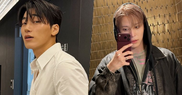老公們出差去！ATEEZ崔傘、潤浩「傘貓、丁狗狗」出發Dolce&Gabbana、DIESEL米蘭時裝週！