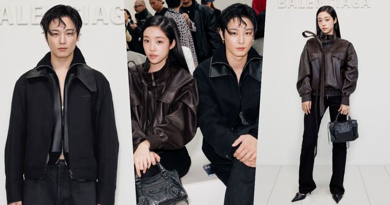 Balenciaga巴黎大秀星光太強！THE BOYZ柱延全黑造型帥炸！盧允瑞下班秒衝出打招呼、簡直太寵粉了！