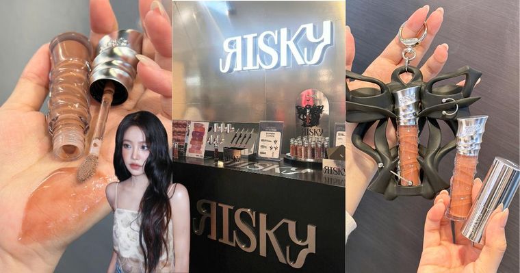韓國最潮彩妝RISKY首度登台！Red Velvet Yeri同款嘟嘟唇釉、蝴蝶唇彩鑰匙扣必搶，新光A11限時快閃中！