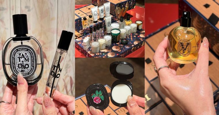 BTS Jin、SVT李碩珉、舒華同款香氣都在這盒！Diptyque聖誕倒數月曆，經典人氣淡香精、髮香噴霧一次收！