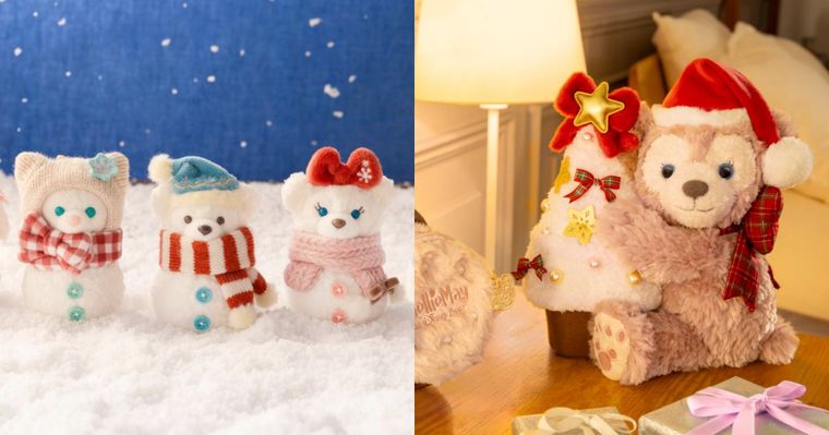 2026東京迪士尼海洋最新必買！超可愛「雪人達菲絨毛吊飾、聖誕樹雪莉玫玩偶」這天溫暖開賣！